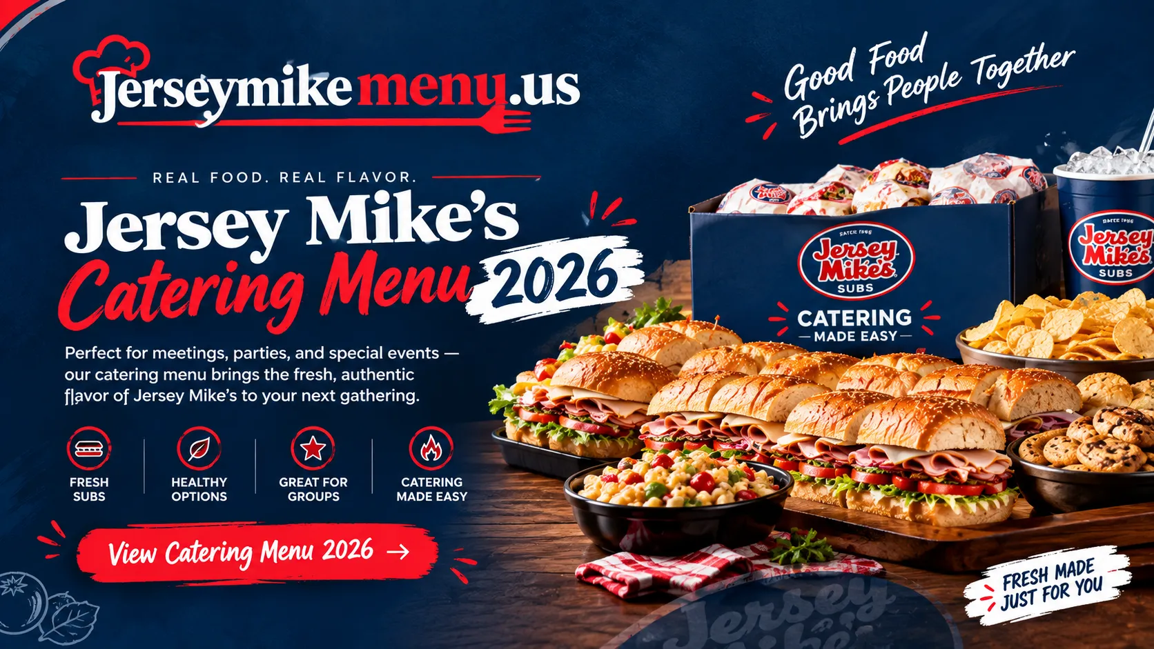 Jersey Mike’s Catering Menu 2026